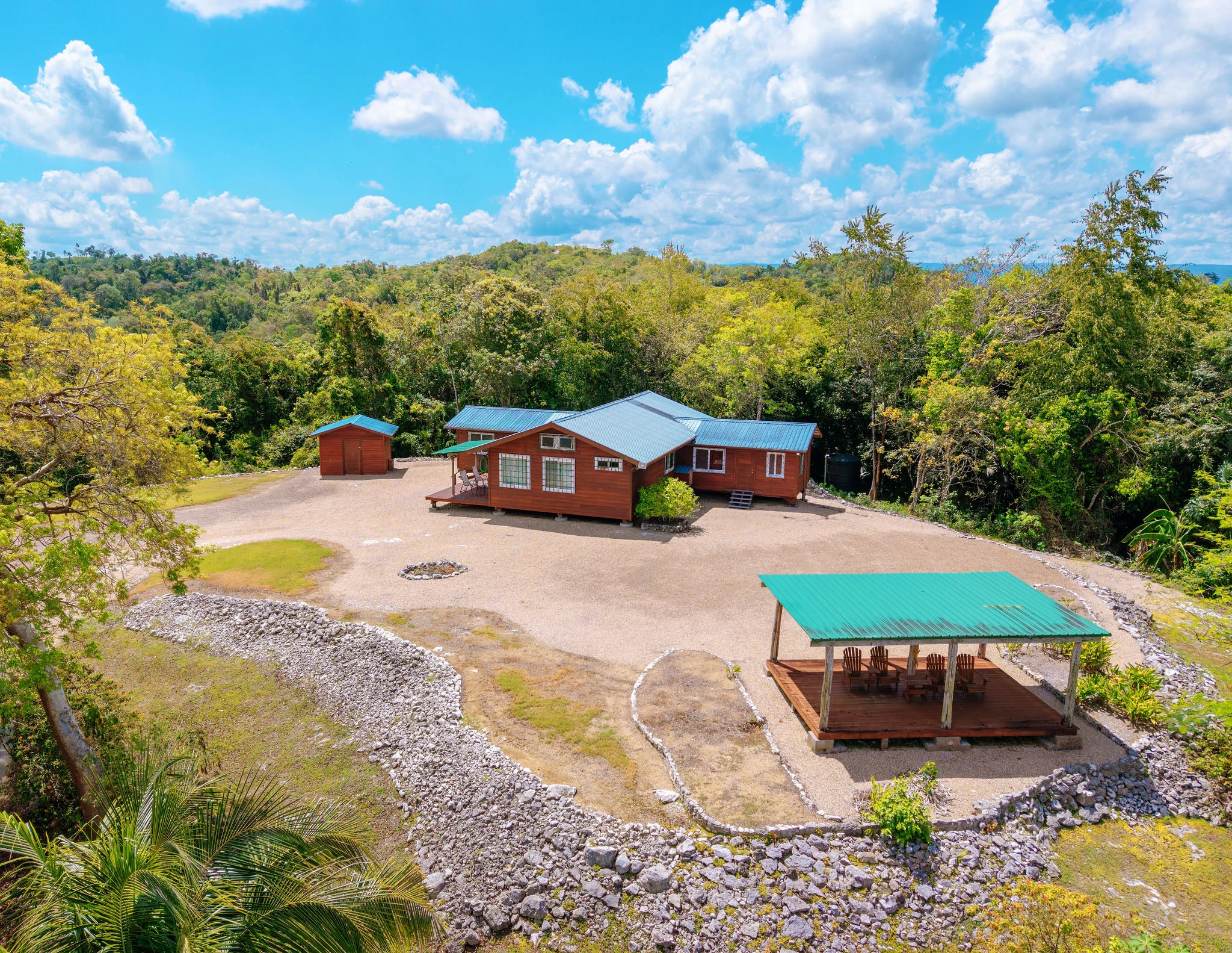 Home with Guest Cottage on 1.4 Acres