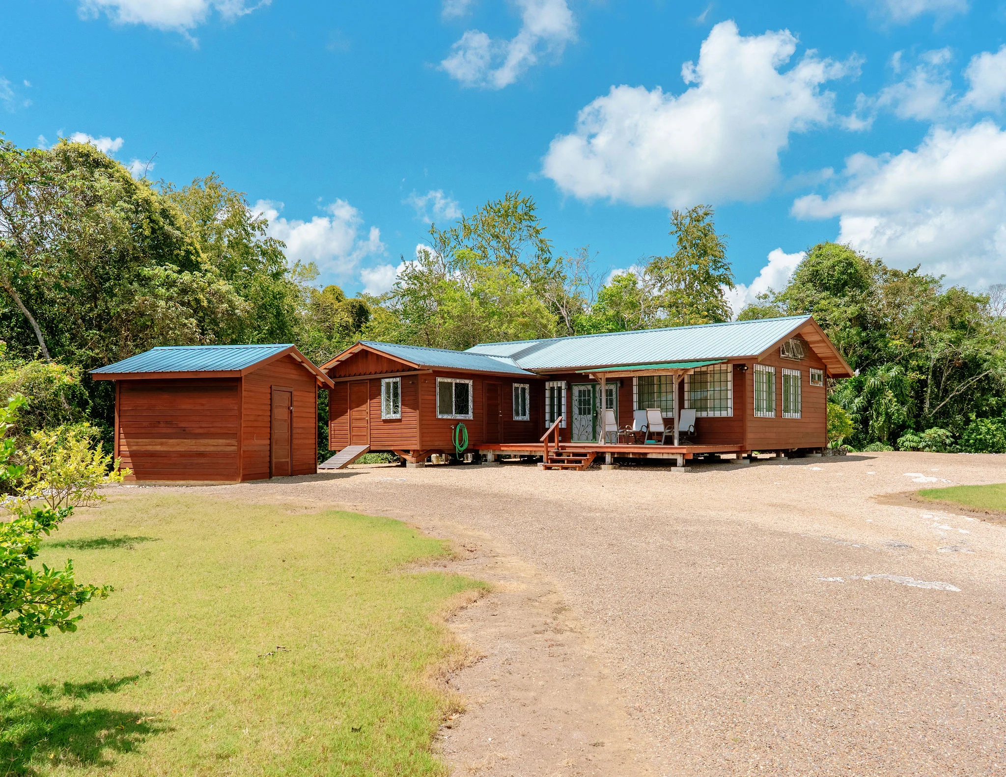 Home with Guest Cottage on 1.4 Acres