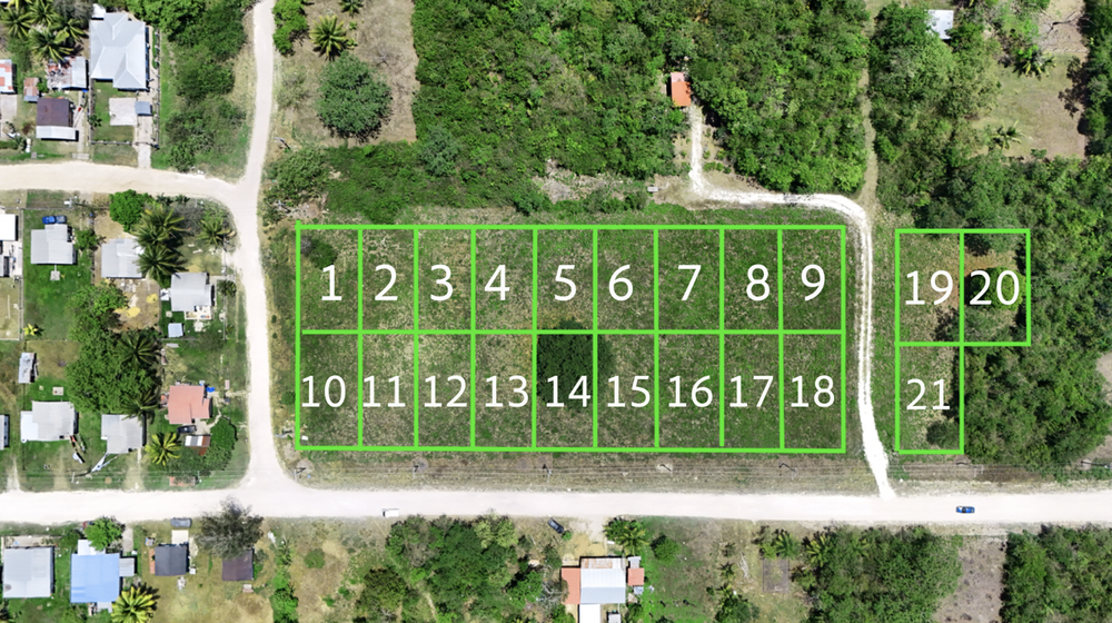Belize Residential Lots in Shawville Cayo For Sale